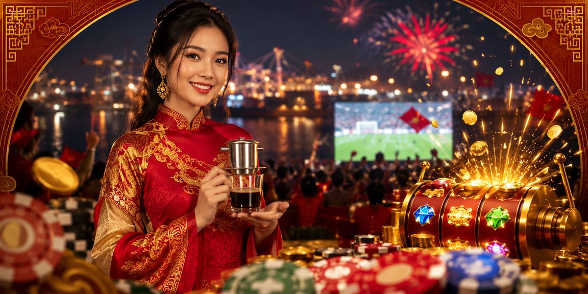 Người dùng tại Hải Phòng thưởng thức cà phê và nạp tiền chơi slot game qua điện thoại di động